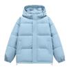 Giacca in Piumino e Cotone, da Uomo Inverno Nuovo Ampia e Calda Giacca da Coppia, Trendy Spessa con Cappuccio a Panino