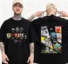 Moda Bad Bunny 2025 Nova Camiseta de Algodão Casual Retrô Sapo Engraçado DebíTirar Más Fotos Camiseta Masculina Design Estética Top Y2K