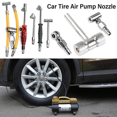 Dual Head Tire Air Pump Nozzle Multifunctional Tyre Air Connection Locking Tire Air Inflator Hose Multiple Models