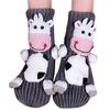 3D Strick Tier Socken, Plüschtiere Kuschel Socken, Lustige Neuheiten Winter Warm Handgehäkelte Socken Weihnachtsgeschenke für Frauen