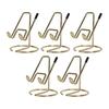 5Pcs Metal Desk Cell Phone Stand Cute Electroplated Metal Mobile Phone Stand Holder Desktop Accessor