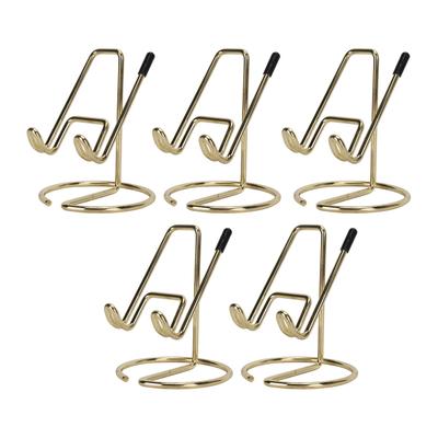 5 Stück Metall Schreibtisch Handy Ständer Niedlich Galvanisiertes Metall Handyhalter Desktop