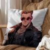 Johnny Cage Kitana Mortal Kombat Pillow Case Square Double-Sided Printing Short Plush Sofa Cushion Cover Bedroom Bedside Pillow