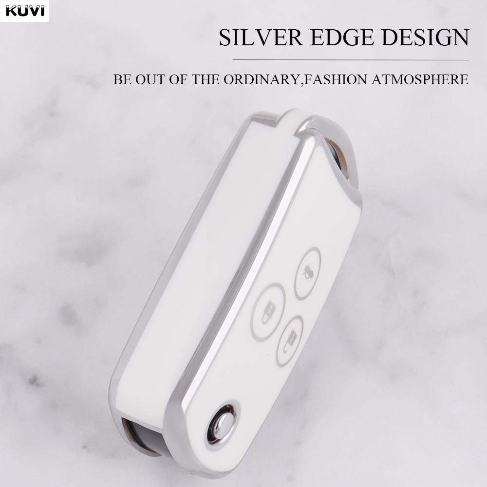 2 3 Buttons Tpu Car Key Case Cover Flip Remote Control Fob Protector Skin For Honda Acura Accord Cr-V Civic Jazz Cr-Z 2011 2012