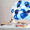 Blue White Balloons Birthday Party 30cm Large Strong Durable 100 Pcs