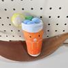 1/2Pcs Cute Creative Orange Blueberry Cold Drink Plush Doll Stuffed Toy Keychain Backpack Pendant Bag Hang Ornament Ragdoll Gift