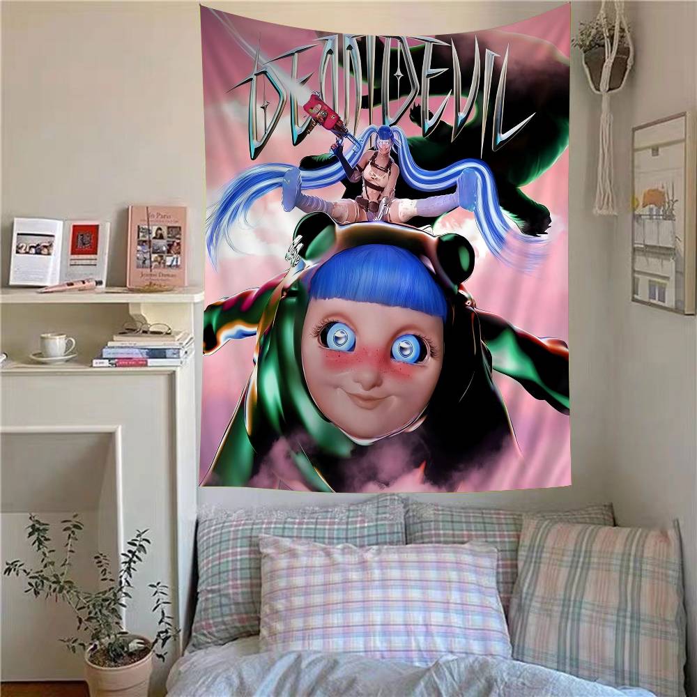 Ashnikko Rapper Weedkiller Printed Large Wall Tapestry Hanging Tarot Hippie Wall Rugs Dorm Home Decor