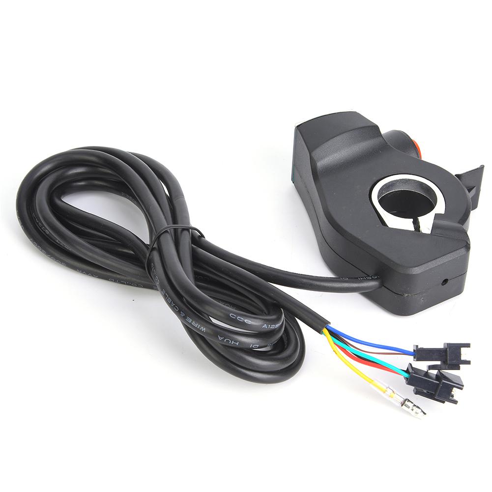 E Bike Thumb Throttle LCD Display Digital Battery Voltage Power Switch for Electric Vehicle