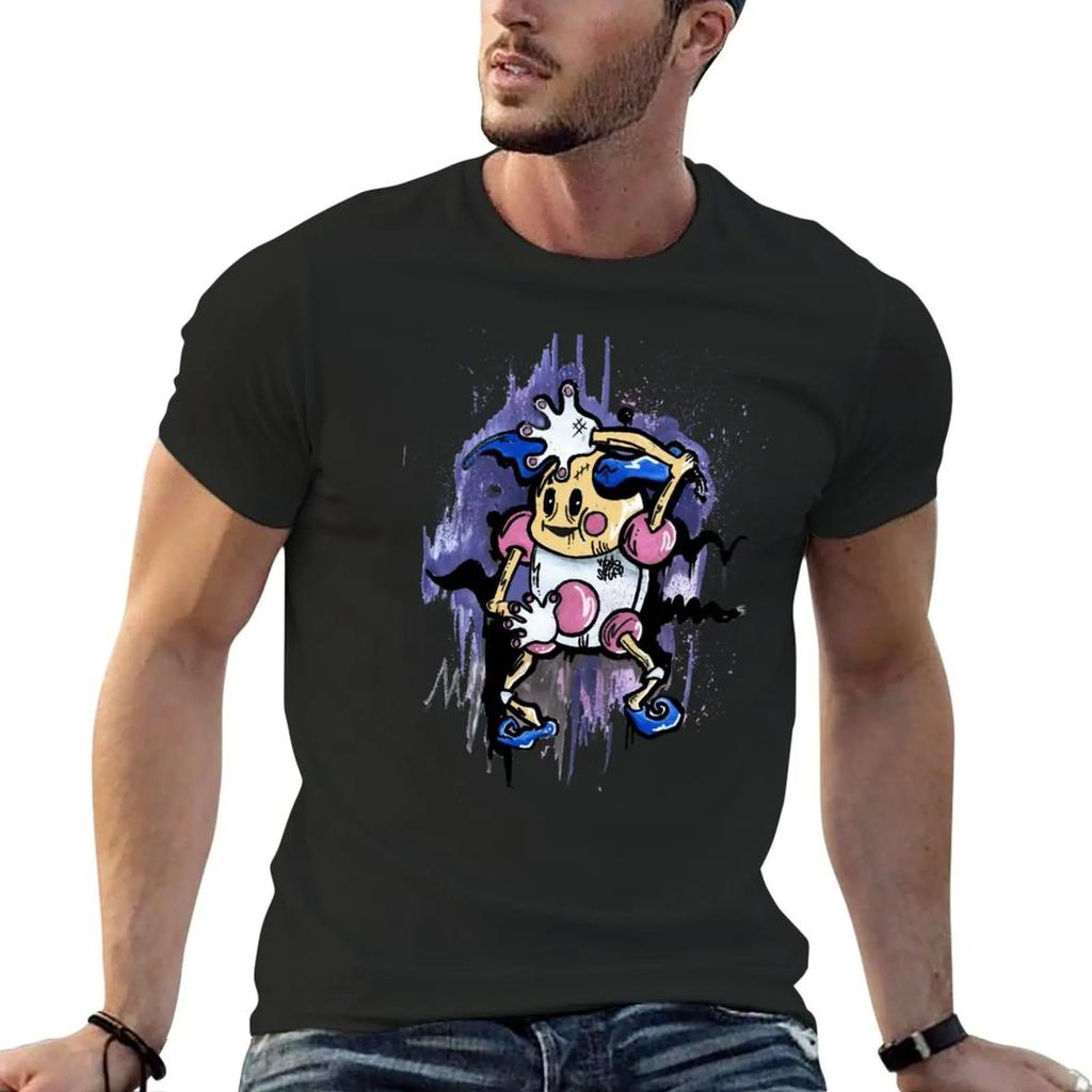 Mr Mime T-shirt customizeds heavyweights summer top boys animal print men graphic t shirts