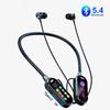 Color Screen Wireless Bluetooth 5.4 Earphones Neckband Headphones HiFi Stereo Headsets Noise Reduction Earbuds