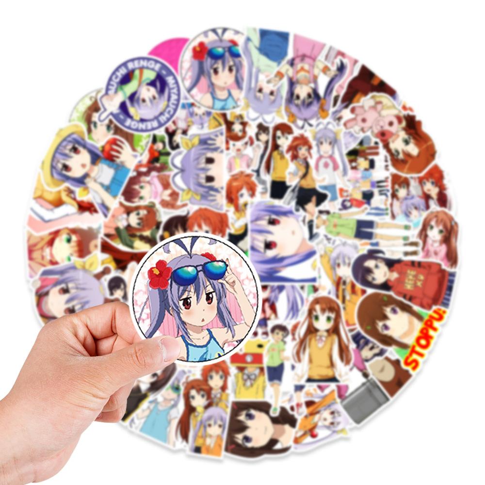 50 Pictures of Cartoons, Leisurely Daily Kings, Graffiti Stickers, Guitar, Refrigerator, Motorcycle Decoration Stickers