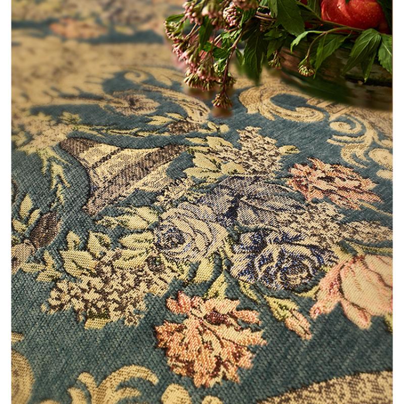 New Vintage Luxury Table Flag Hot Selling Rural Style Living Room Tablecloth European High-end Dustproof Coffee Table Towel TV Cabinet Cover