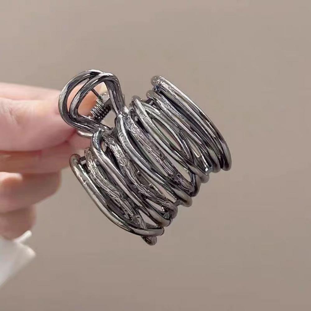 Hollow Geometric Hair Clips Metal Hair Claw Cross Hair Clips Fashion Hair Crab Women Girls Hair Accessories