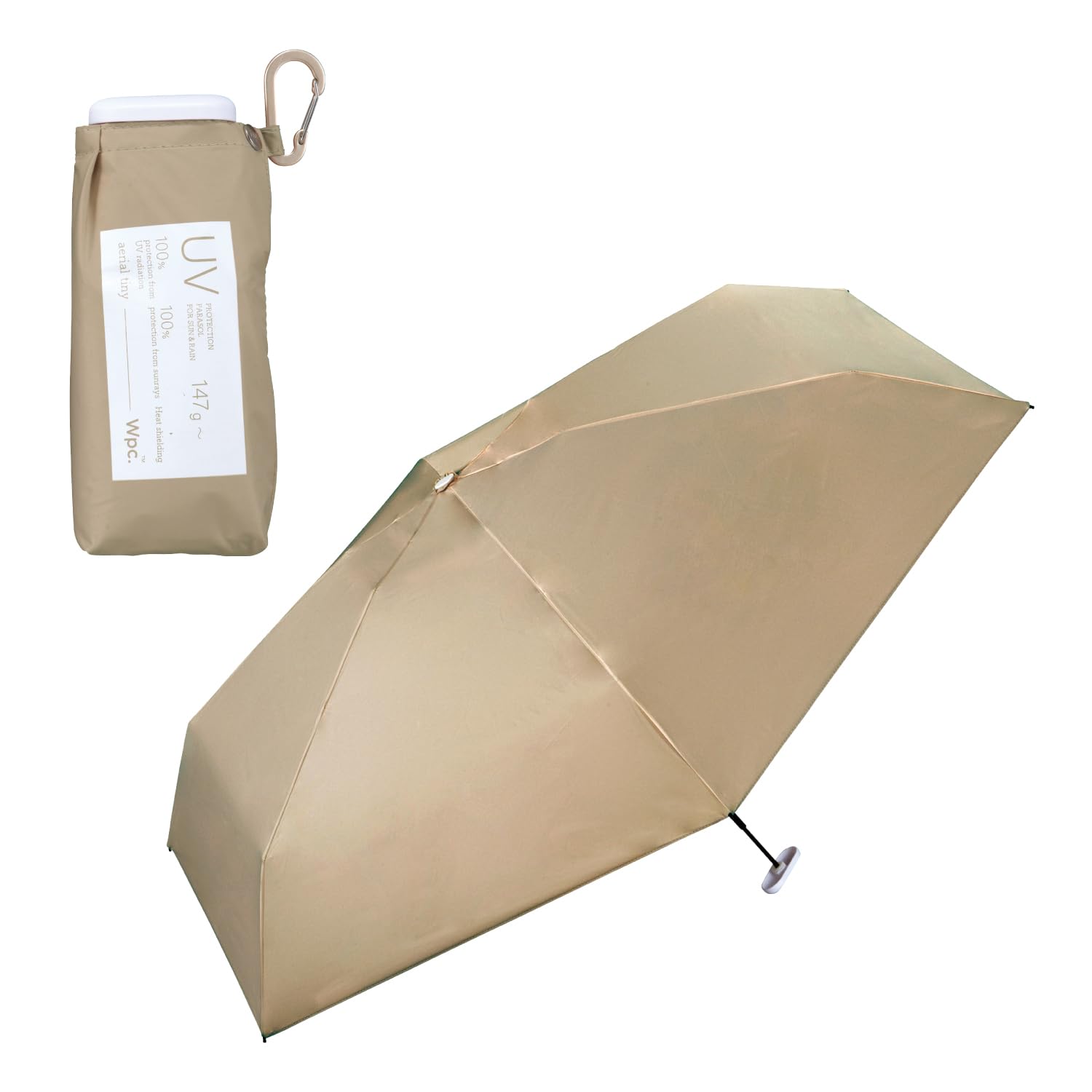 2025 Wpc. Parasol [Ultra Light and Compact] Blackout Aerial Tiny Main rib: 50cm