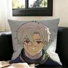 Bunny Iglesias Manga  Square Double-Sided printed Pillow Case Bedroom Bedside Pillow Sofa Cushion Cover