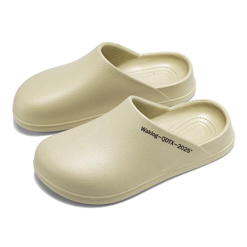 EVA weicher Boden auf Scheiße treten Gefühl Baotou Slipper große Größe Mode Freizeitschuhe rutschfest und desodorierend Arbeit Boken coole Hausschuhe