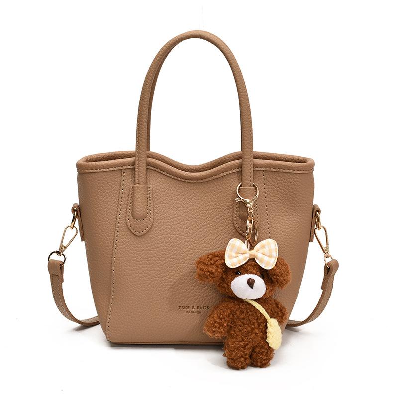 Premium Textur ausländischer Stil tragbare Bucket Bag Damen 2025 neu vielseitige Mode Gemüsekorb einzelne Schulter Messenger Damenhandtasche