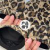 Leopard Print Beret Children'S Season Literary Retro Octagonal Hat Internet Celebrity Personality Versatile Painter Newsboy Hat
