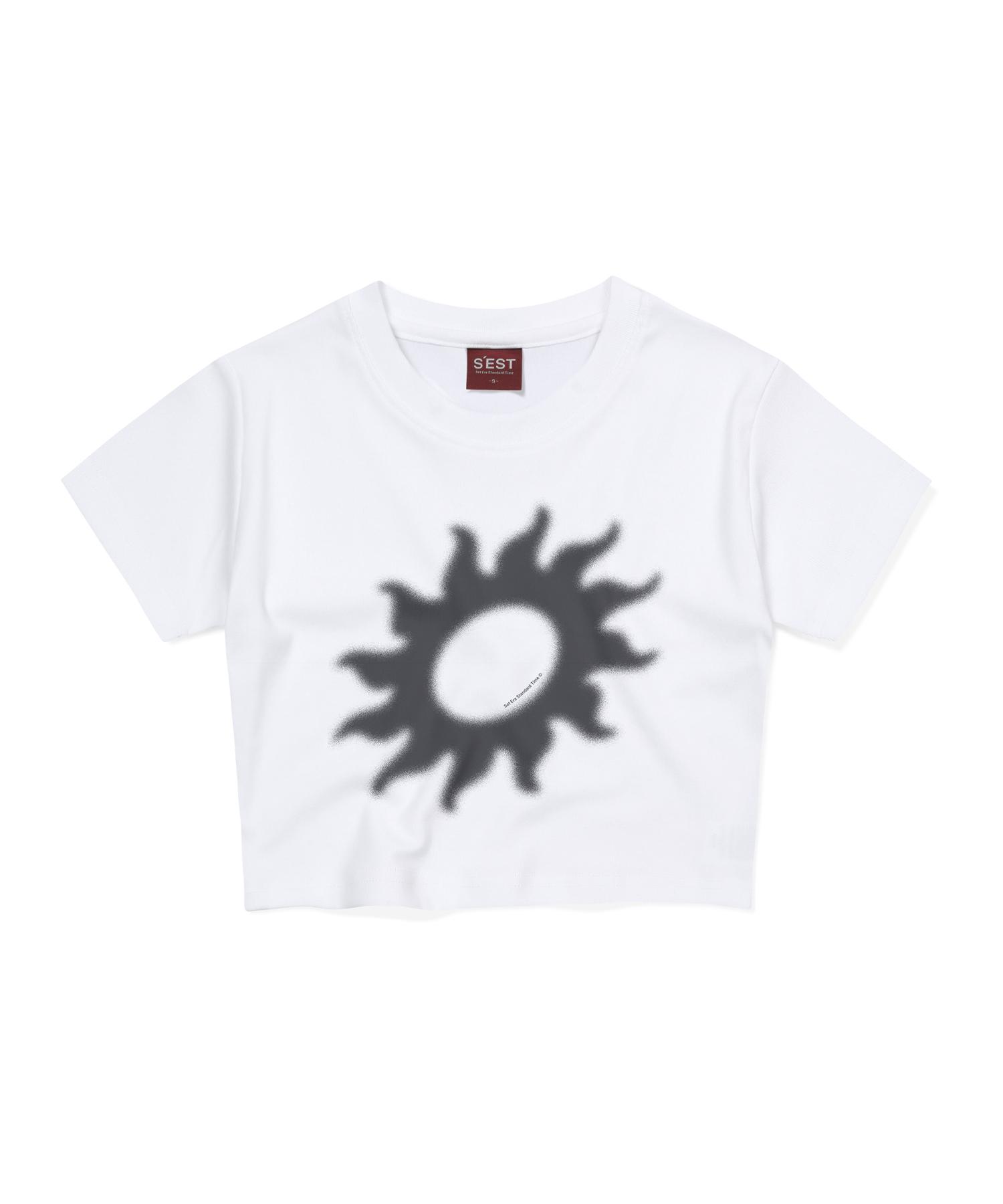 Siest Solaris Crop T-Shirts White Free