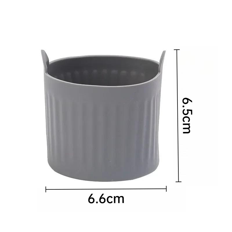 4/6Pcs Air Fryer Egg Poacher Cups Silicone Egg Cooker Mold Custard Tart Desserts Cake Baking Tools Muffin Cases Kitchen Supplies