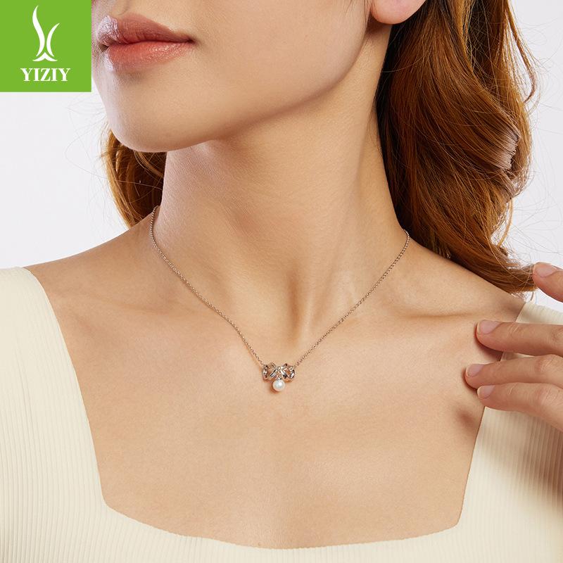 Combinaison de Perles en Argent Sterling 925 DIY Accessoires de Bracelet Perlé Perles Libres Simples et Polyvalentes