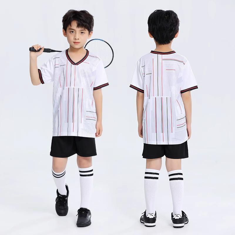 Kids Sports Set Breathable Quick-Dry T-Shirt Shorts Badminton Tennis Jump Rope School Training Unisex