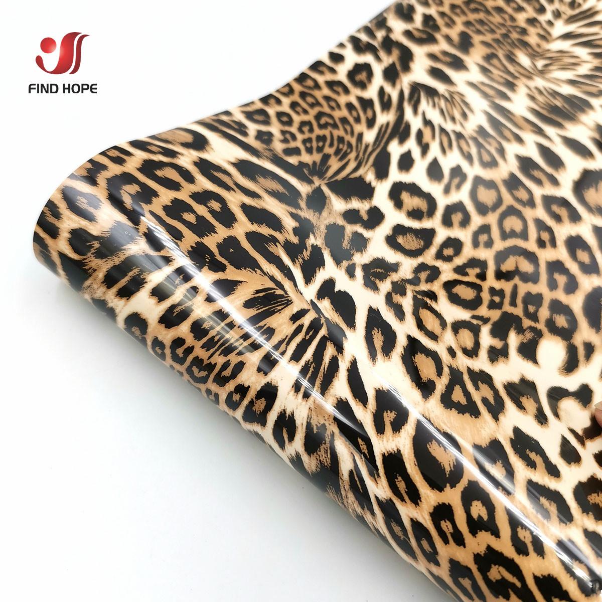 

Leopard Pattern TPU Heat Transfer Vinyl Iron-on HTV Heat Press cut Film For T-Shirt Textiles Clothing Shoe Bag Sticker DIY 30cm x50cm