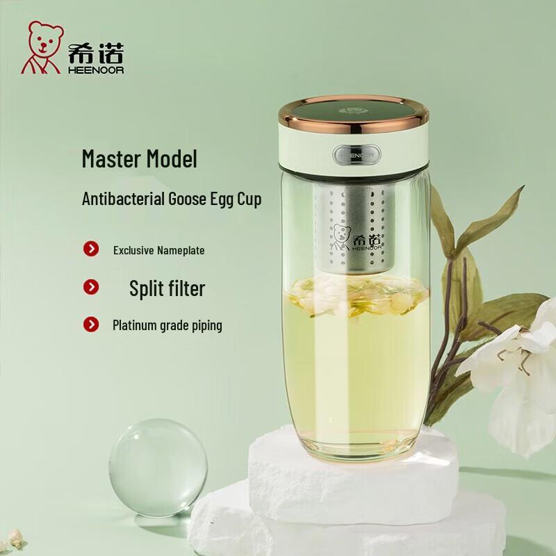 Heenoor Single-Layer Antimicrobial Glass Cup