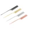Professional Rat Tail Hair Comb Salon Hairdressing Styling Comb Barber Aluminum Metal Comb
