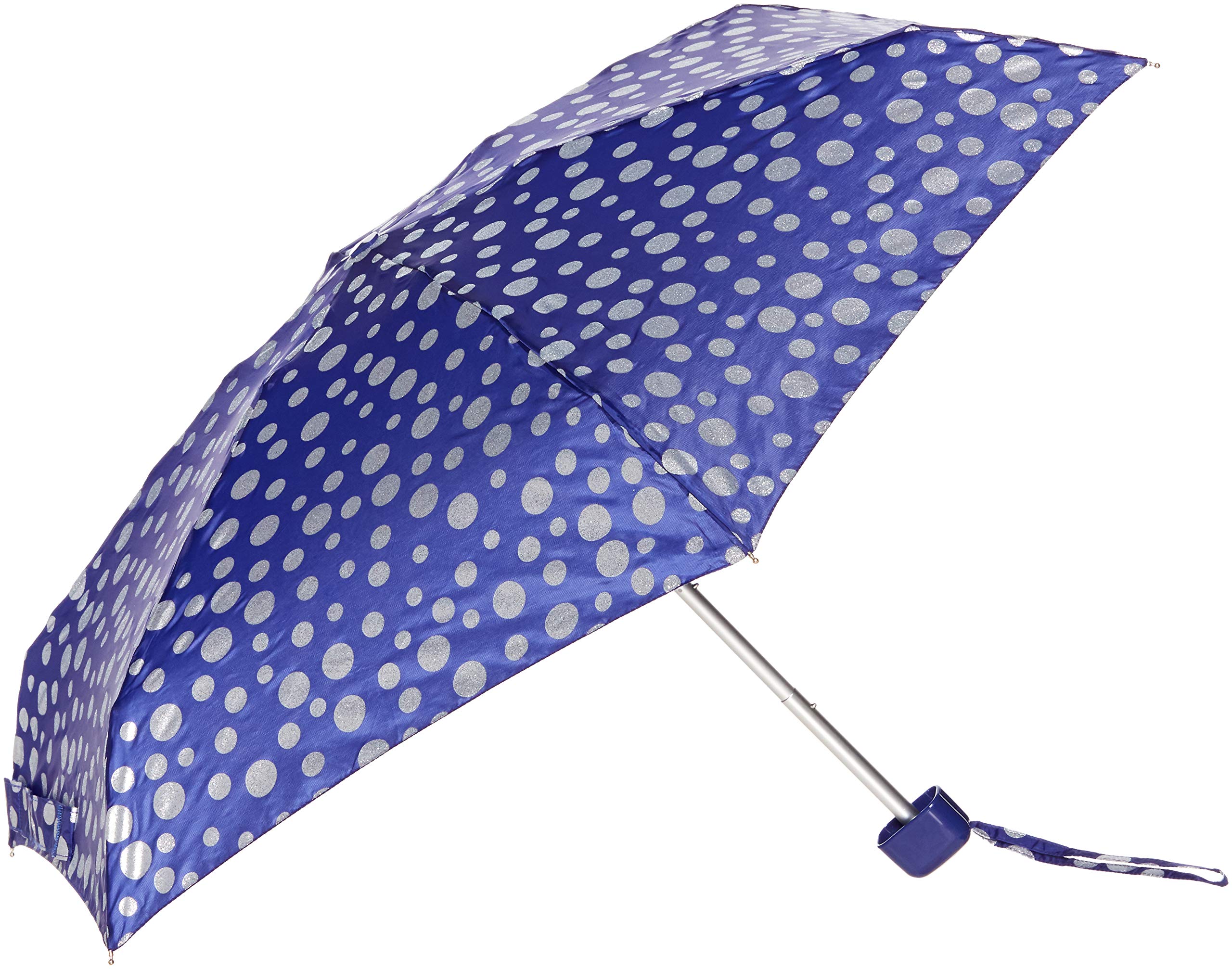 

Fulton Складной темно-синий женский зонт с 47-сантиметровыми спицами, синий, Япония, (Свободный размер)