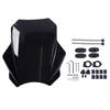 Motorcycle Windscreen Adjustable Universal Motorcycle Windshield Screen Replacement for Suzuki Black