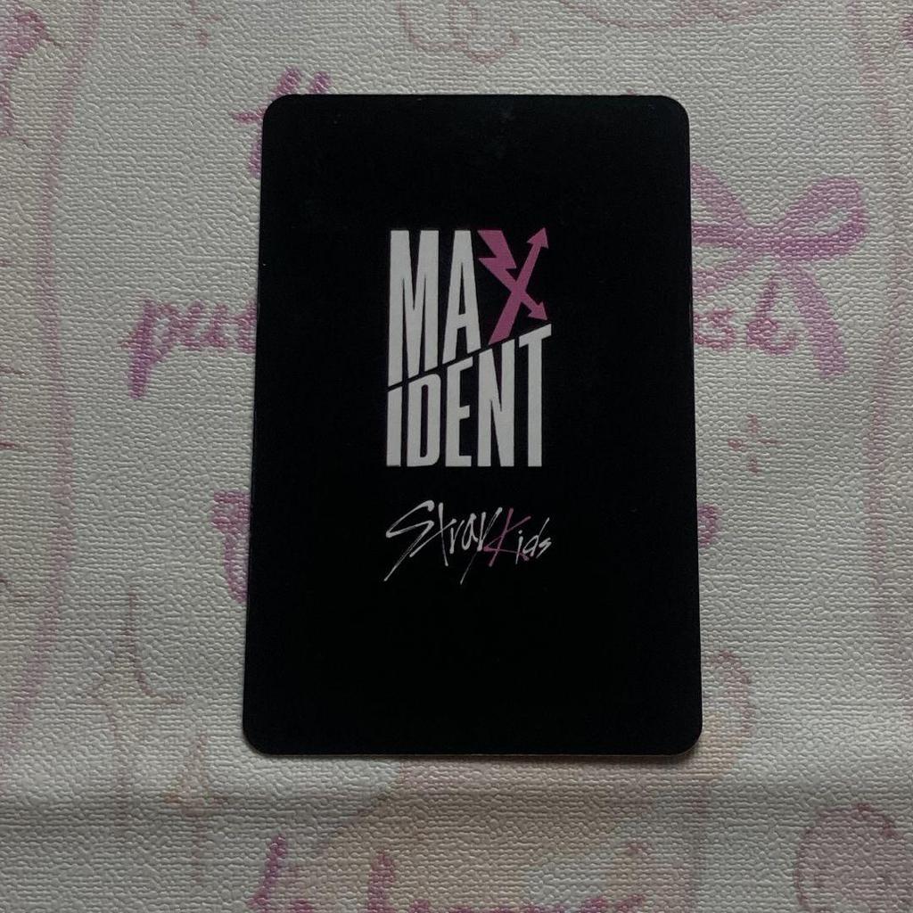 [USED] straykids maxident 2nd week sukiz rino sanok trading card