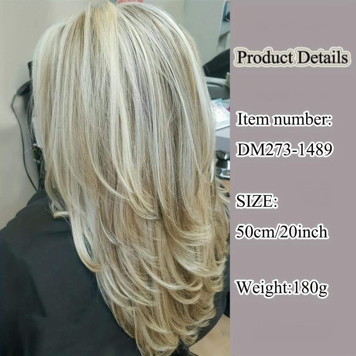 Bybrana Женские длинные волосы, большая волнистая челка, синтетические волосы, повседневная одежда 65cm