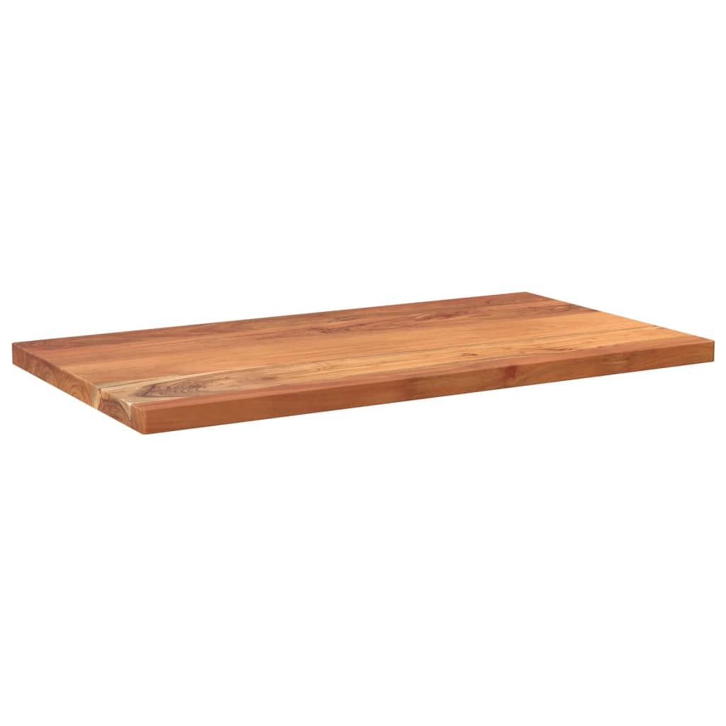 Table Top 120 x 60 x 2.5 cm Rectangular Solid Acacia Wood