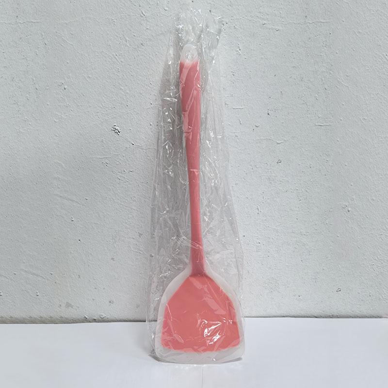 

Цветная высокотемпературная силиконовая лопатка - антипригарная кухонная утварь оранжевый