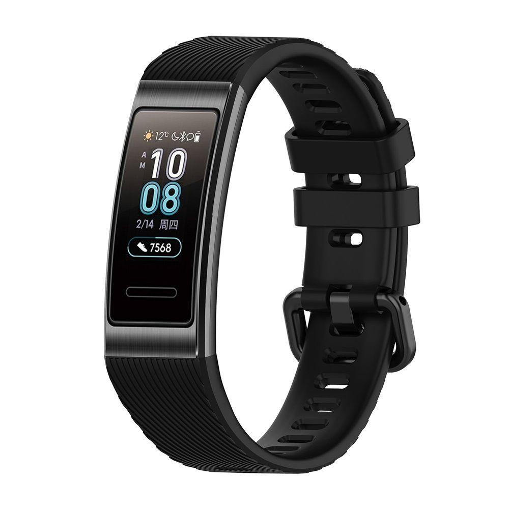 Pakeičiama sagtelė Minkštas silikoninis laikrodžio dirželis Apyrankės Dirželis Sportinis Skirta Huawei Band 3 / 3 Pro
