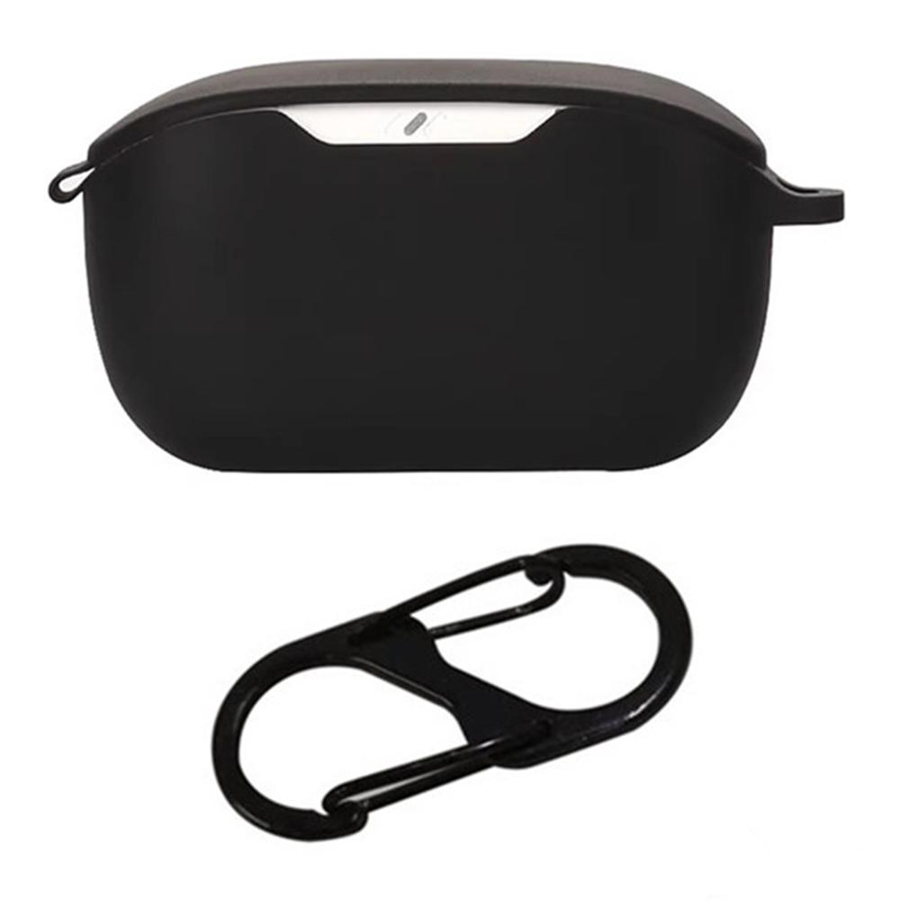 For JBL Wave Buds 2 Silicone Case with Anti Lost Buckle Bluetooth-compatible Earphones Protective Cover