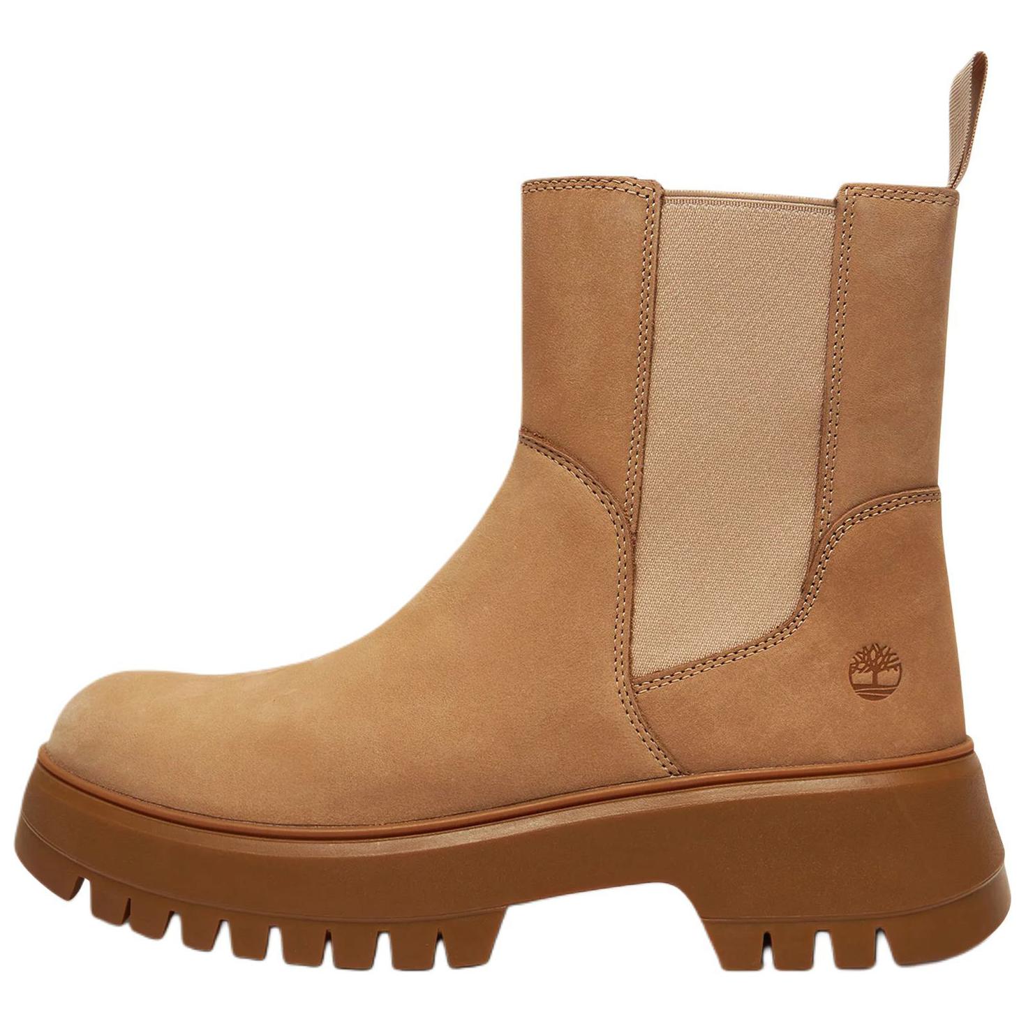 

Timberland Mid Comfortable Soft Chelsea Boots Women boots Light-Brown TB0A6FCHEN7 36