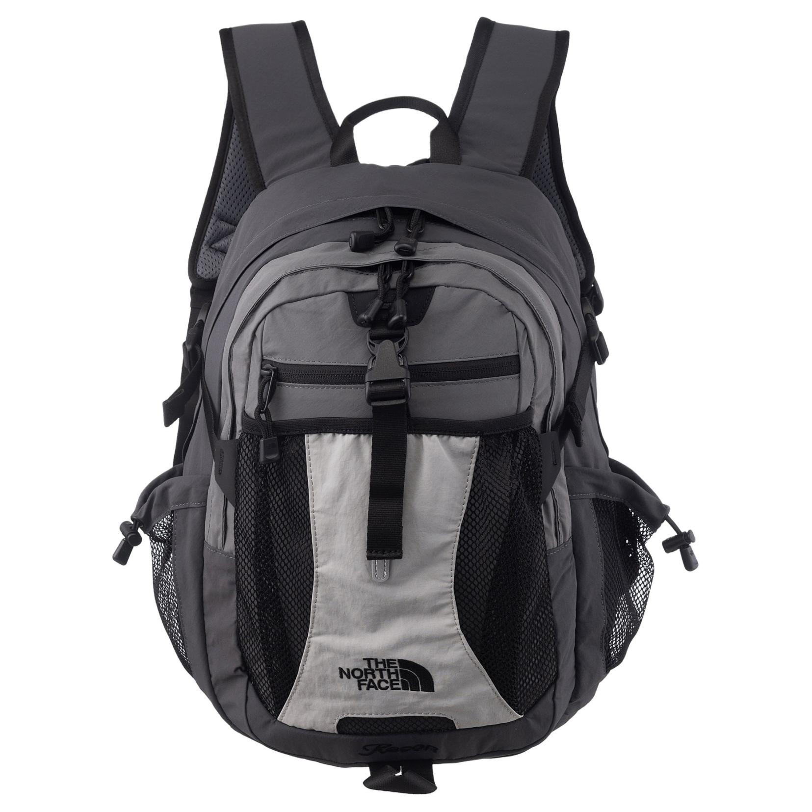 The North Face 18L Recon M Brand Logo Embroidered Medium Backpack Unisex Backpacks Gray NM2DR07M Gray
