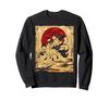 Nine-Tailed Fox Japanese Retro Art Sweatshirt
