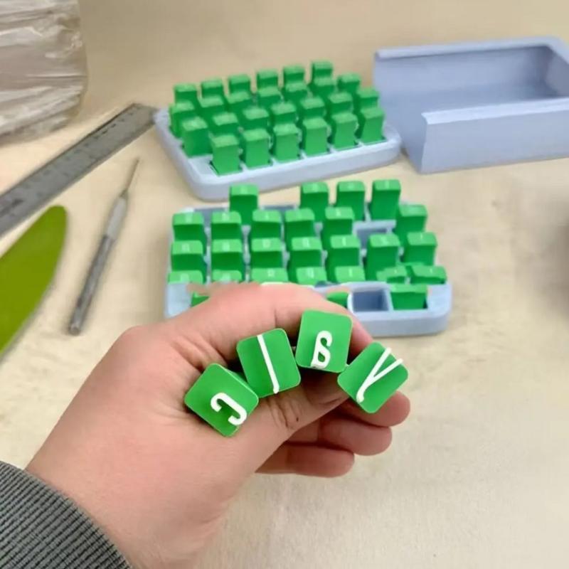 Uppercase Letter Alphabet Clay Seal Embossing Diy Craft Ceramic Artistic Letters Lowercase Letters Portable