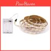 Battery Led Striped Powered Ribbon Tape 2835 Waterproof Christmas Decoration 5v