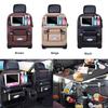 Auto Sitz Zurück Organizer Pu Leder Pad Tasche Auto Lagerung Organizer Faltbare Tisch Tablett Reise Lagerung Tasche Auto Zubehör