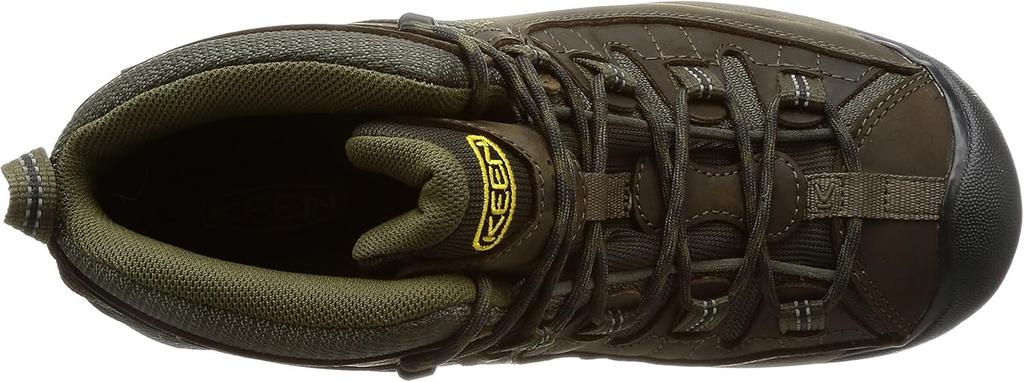 Keen Men's TARGHEE II MID WP Waterproof Hiking Boots Canteen/Dark Olive 28.0cm