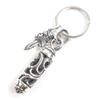 Toller CHROME HEARTS Schlüsselanhänger ROLLER&No5 DGGR Roller #5 Dolch 925 Herren Gebraucht