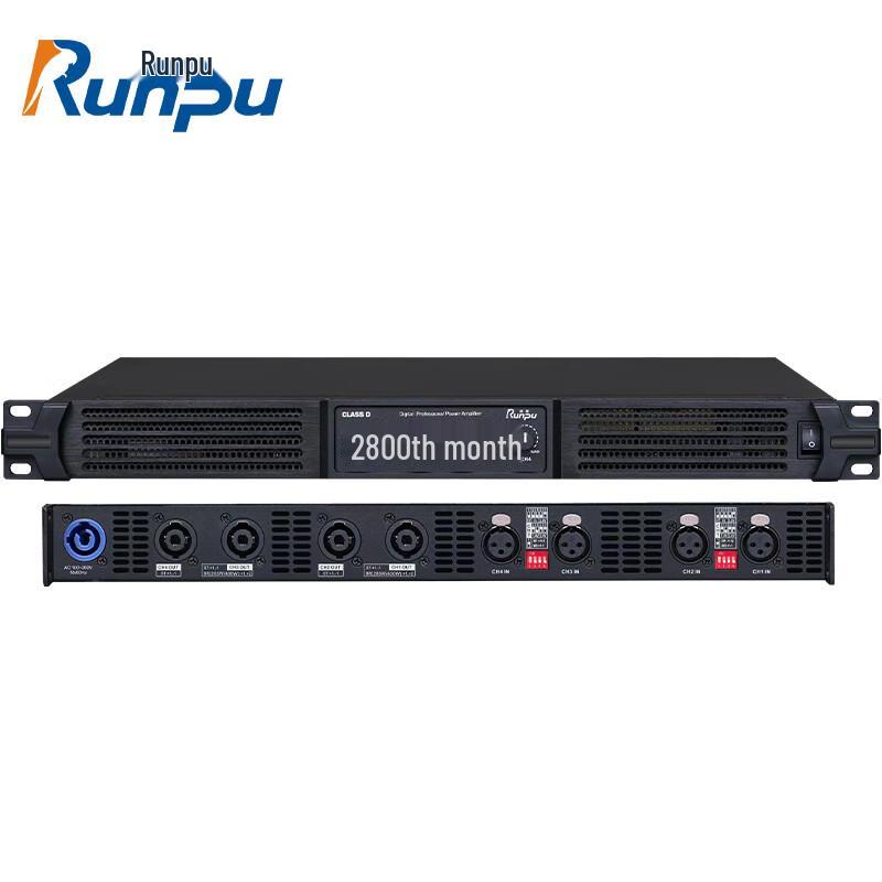 

Runpu RP-S4-G8 4-Channel Digital Conference Power Amplifier (CN version)