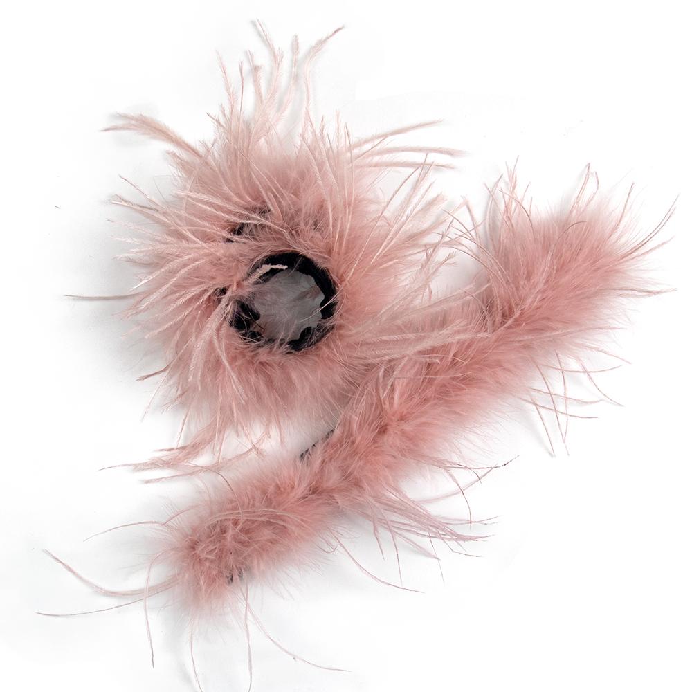 DIY 2 Stück wunderschöne Straußenfeder-Manschetten, flauschige Armbänder, farbige Federarmbänder, Haarschmuck, Fußkettchen, Ärmelmanschetten, Dekoration