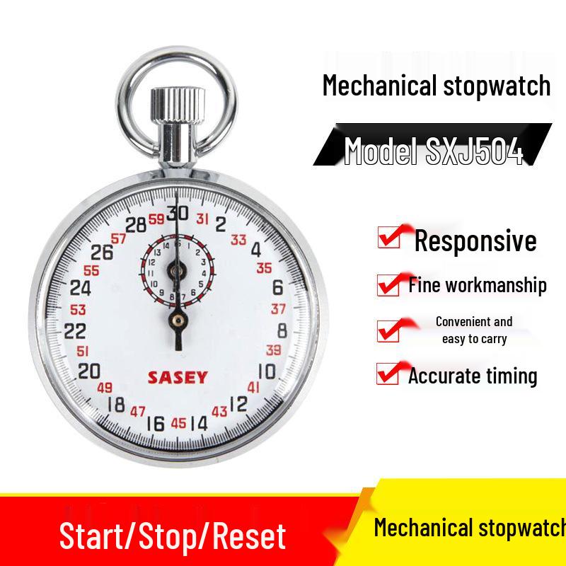 

Shanghai Sassoon SXJ504 Mechanical Stopwatch, Metal Case, 30-Second, 0.1-Second Precision Sassoon 504 [30 sec/round | no pause]