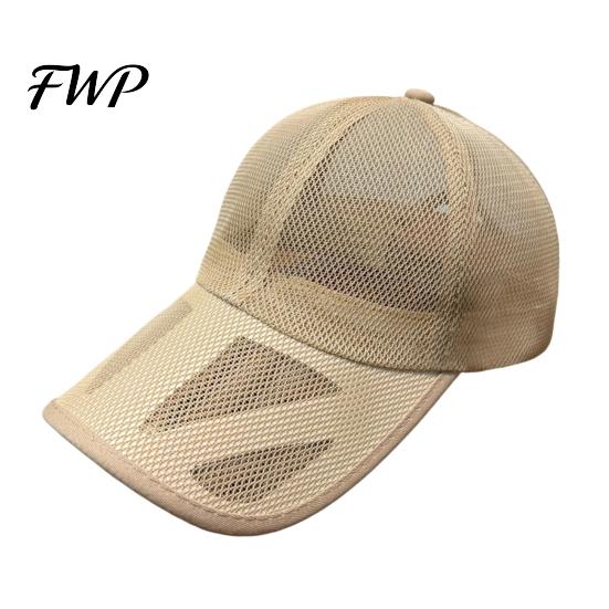 Outdoor Adjustable Hat Men Baseball Cap, Elastic Buckle Hat, Breathable Sweat-wicking Cap Mesh Sweat-Wicking Sun Protection for Activities Quick-dry бежевый