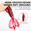 MEREDITH Crazy Flapper Fishing Lures 70mm 90mm Soft Lure Fishing Lures Soft Silicone Baits Shrimp Bass Peche Gear Fishing Tackle